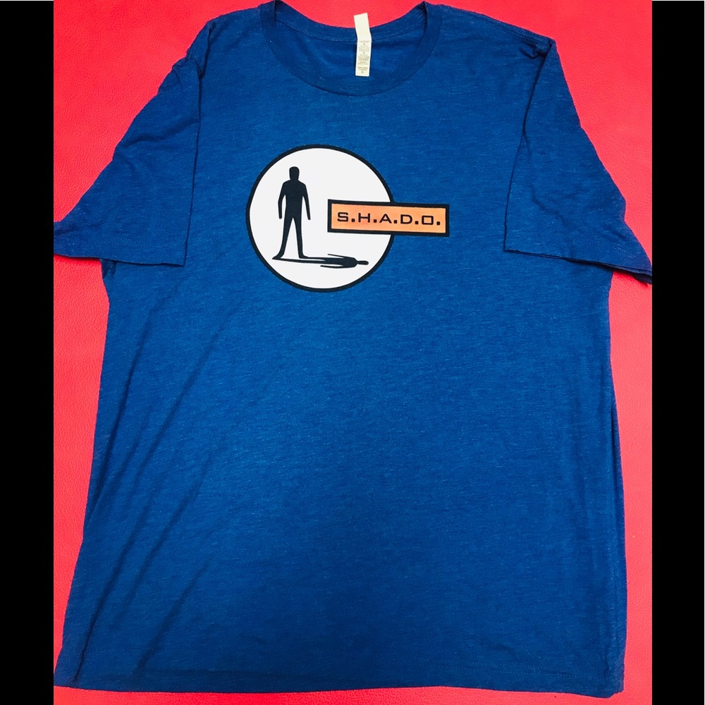 SHADO Brand Super Soft T Shirt Size XL Blue